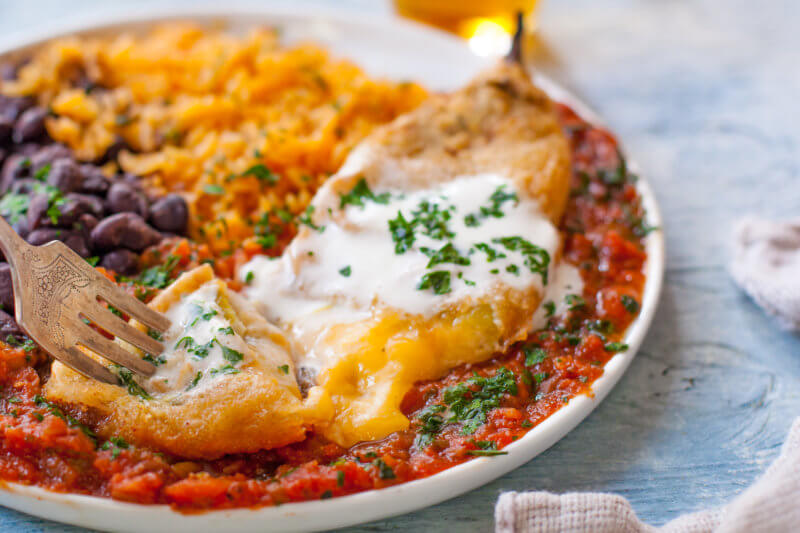 Chile Relleno Platter