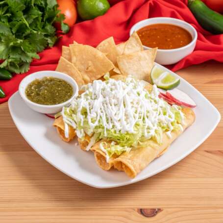 CHICKEN TACOS DORADOS