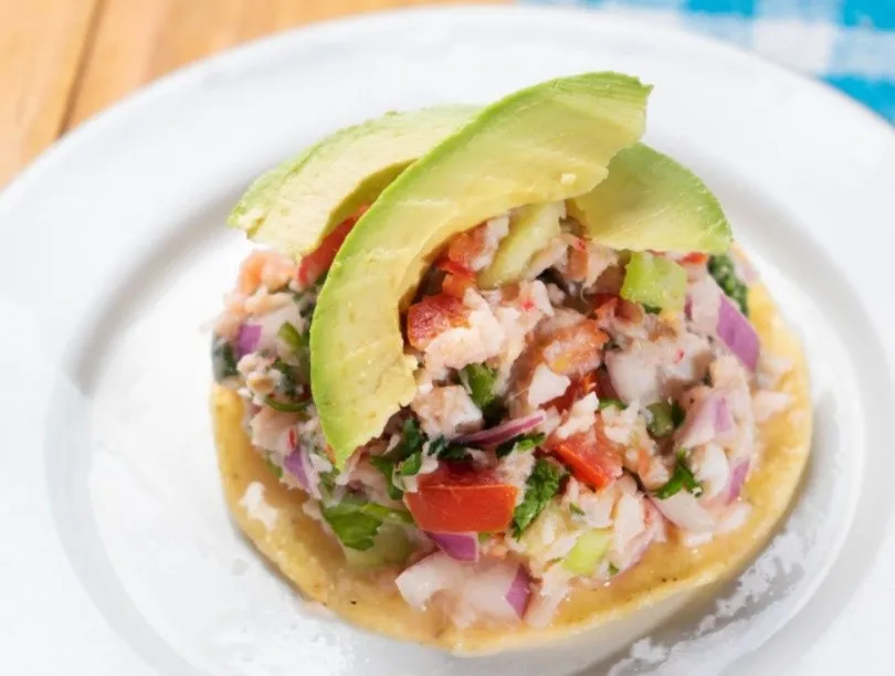 Tostada De Ceviche